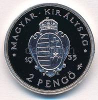 DN " Magyarok Kincstára - Pázmány Péter 2 Pengő" ezüstözött Cu emlékérem tanúsítvánnyal (2...