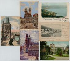 53 db RÉGI külföldi városképes lap / 53 pre-1945 European town-view postcards