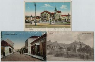 32 db RÉGI történelmi magyar városképes lap: felvidéki, erdélyi, délvidéki / 32 pre-1945 historical ...