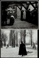 cca 1969 Magyar filmfotók, rajtuk neves színészek, 17 db, 11,5×18 és 24×18 cm közötti méretekben