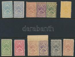 1909 12 db bélyegkiállítás levélzáró
