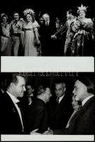 cca 1949-1968 Zenészeket ábrázoló fotók (Ferencsik János, Kodály Zoltán, David Ojsztrah, stb.), 8 db...