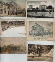 Kb. 100 db RÉGI külföldi városképes lap / Cca. 100 European town-view postcards