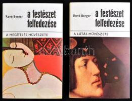 René Berger: A festészet felfedezése 1-2. 1. kötet: A látás művészete. 2. kötet: A megítélés művészete. Bp.,1973, Gondolat. Első kiadás. Kiadói papírkötés, kissé sérült kiadói papírtokban.