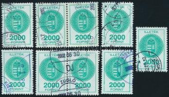 26 db lakásügyi illetékbélyeg