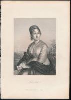 1864 3 db acélmetszet a Goethe galériából. 12x17 cm