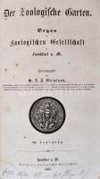 1860-1865 Der Zoologische Garten. Organ der Zoologischen Gesellschaft in Frankfurt a. M. Kiadta Dr. ...