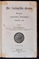 1860-1865 Der Zoologische Garten. Organ der Zoologischen Gesellschaft in Frankfurt a. M. Kiadta Dr. ...