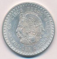 Mexikó 1948. 5P Ag T:1-  Mexico 1948. 5 Pesos Ag C:AU  Krause KM# 465