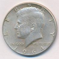 Amerikai Egyesült Államok 1964. 1/2$ Ag Kennedy T:1-,2  USA 1964. 1/2 Dollar Ag Kennedy C:AU,XF  Krause KM#202