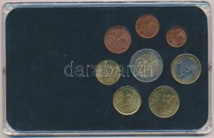 Lettország 2014. 1c-2E (8xklf) forgalmi sor tokban T:1-
Latvia 2014. 1 Cent - 2 Euro (8xdiff) coin ...