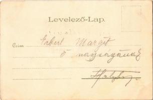 Budapest V. Igazságügyi palota, belső. Kunstanstalt "Kosmos" S. IX. Art Nouveau litho