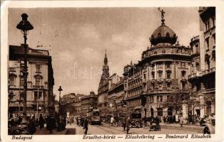 Budapest VIII. Erzsébet körút (Blaha Lujza tér), villamos, automobil (EK)