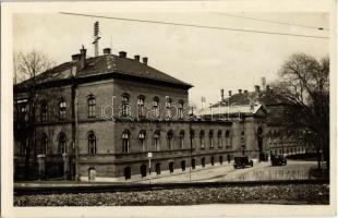 1938 Budapest XII. Szent János kórház, automobilok, villamossín