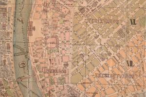 Budapest főváros tervrajza. A leujabb ujításokkal s a legjobb források után rajzolva. Dombsovsky és ...