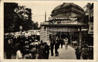 1936 Budapest, Nemzetközi Vásár, Bugaci csárda kertje