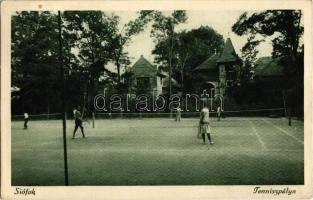 1926 Siófok, Teniszpálya
