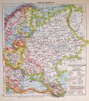 Dr. Cholnoky Jenő (szerk.): Földrajzi és statisztikai atlasz. 78 fő és 155 melléktérkép, világstatis...