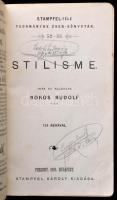 Boros Rudolf: Stilisme. Pozsony - Budapest, 1900, Stampfel Károly. Sérült gerincű papírkötésben