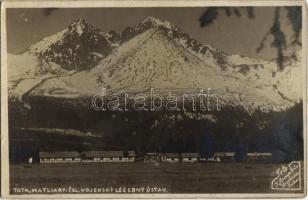 Matlárháza, Tatranské Matliare (Tátra, Magas Tátra, Vysoké Tatry); Katonai barakk kórház / Vojensky Lecebny ústav / military hospital