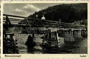 Máramarossziget, Sighetu Marmatiei; Izahíd / wooden bridge over Iza river