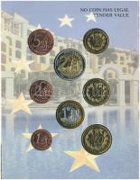 Málta 2004. 1c-2E (8xklf) "Euro próbaveretek" díszkiadásban T:BU
Malta 2004. 1 Cent - 2 E...