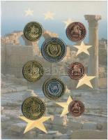 Ciprus 2004. 1c-2E (8xklf) "Euro próbaveretek" díszkiadásban T:BU
Cyprus 2004. 1 Cent - 2...