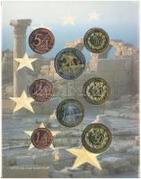 Ciprus 2004. 1c-2E (8xklf) "Euro próbaveretek" díszkiadásban T:BU
Cyprus 2004. 1 Cent - 2...