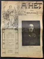 1920 A Hét c. folyóirat egy száma szerk: Kiss József