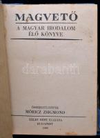 Móricz Zsigmond gyűjteménye. Magvető a magyar irodalom élő könyve. Aláírt címlappal. Átkötött félvás...