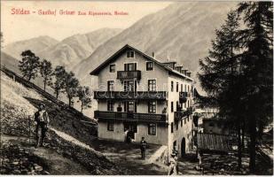 Sölden (Tirol, Tyrol); Gasthof Grüner zum Alpenverein, Neubau / guest house