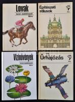Búvár zsebkönyvek 16 kötete, és a Kolibri Könyvek 5 kötete, összesen 21 db. Bp.,1978-1995 ,Móra. Kia...