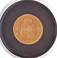DN " Magyarok Kincstára - Ferenc József dukát 1870" ezüstözött Cu ötvözet emlékérem tanúsí...
