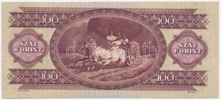 1968. 100Ft nyomdai papírráncokkal T:I