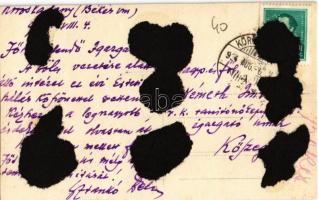 1934 Körösladány, Római katolikus templom. photo (ragasztónyomok / glue marks)