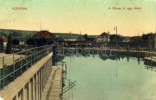1911 Vízakna, Salzburg, Ocna Sibiului; Mikes tó egy része / lake, spa