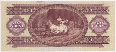 1975. 100Ft nyomdai papírráncokkal T:II