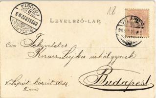 1899 Világos, Siria; utcakép, látkép templommal. Kiadja Wéber János / street view, church (EK)