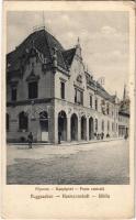 Nagyszeben, Hermannstadt, Sibiu; Fő posta hivatal. Jos. Drotleff Kunstanstalt Nr. 43. / Hauptpost / Posta centrala / main post office (EK)