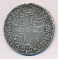 Franciaország 1691N 1E Ag "XIV. Lajos" Montpellier (26,5g) T:2-,3 fülnyom
France 1691N 1 ...