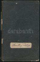 Leckekönyv 1898-1902, 11 db illetékbélyeggel