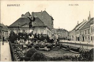 1907 Budapest I. Dísz tér, Honvéd szobor, Kávécsarnok