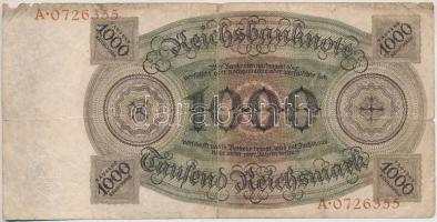 Németország / Weimari Köztársaság 1924. 1000M T:III-
Germany / Weimar Republic 1924. 1000 Mark C:VG...