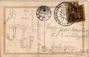 Érsekújvár, Nové Zámky; tó / pleso u madz / lake + "1938 Érsekújvár visszatért" So. Stpl