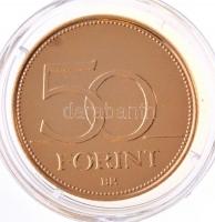 2004. 50Ft Cu-Ni "Európai Unió tagja" aranyozott forgalmi emlékérme T:1,1-