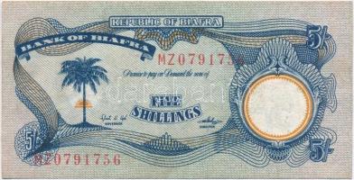 Biafra 1968-1969. 5sh T:I- Biafra 1968-1969. 5 Shillings C:AU Krause 3.a