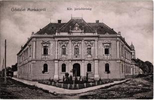 Munkács, Mukacheve, Mukacevo; Kir. Járásbíróság. Kiadja a Pannonia / district court