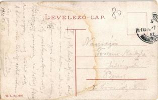 1911 Beregszász, Berehove; Andrássy utca, izraelita templom, zsinagóga, Jakab Antal ecet szeszgyára,...