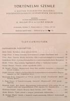 1958 Történelmi Szemle. I. évf. 1-2. sz. Szerk.: H. Balázs Éva, Laczkó Miklós. Bp., Akadémiai Kiadó