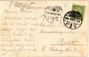 1908 Ungvár, Uzshorod, Uzhorod; Gymnasium / Gimnázium. W. L. (?) 418. / high school (felületi sérülé...